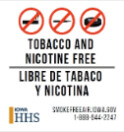  Smokefree Air - Vertical: Tobacco Free