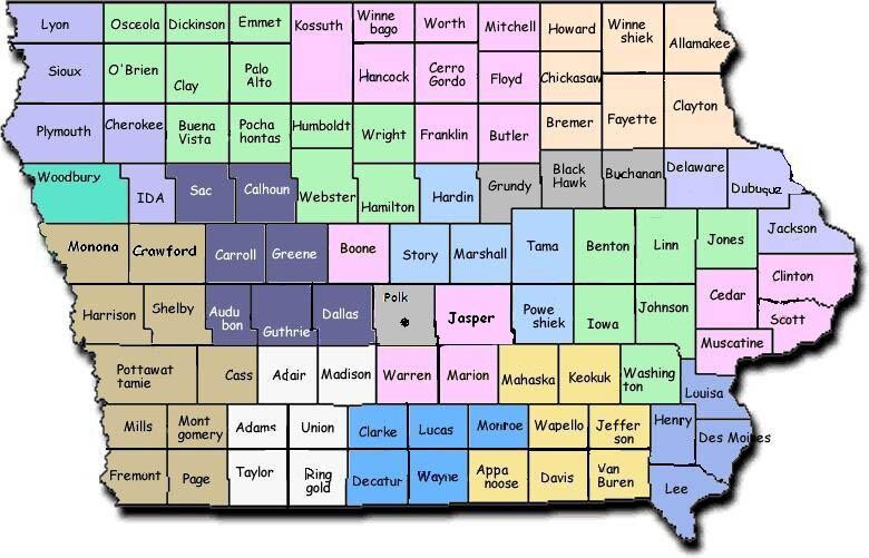 LIHEAP Iowa HHS Map