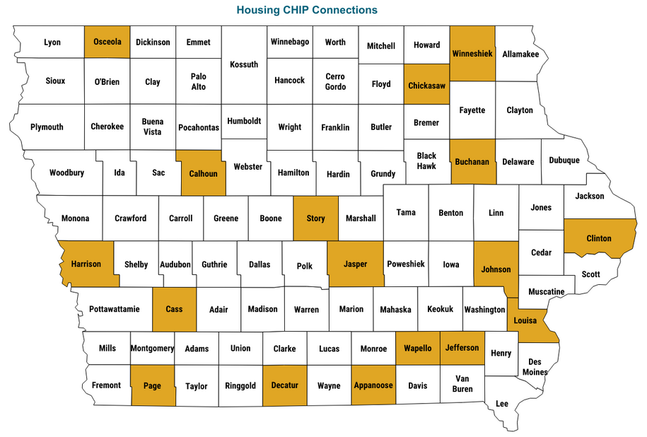 Housing CHIP Connections State Map